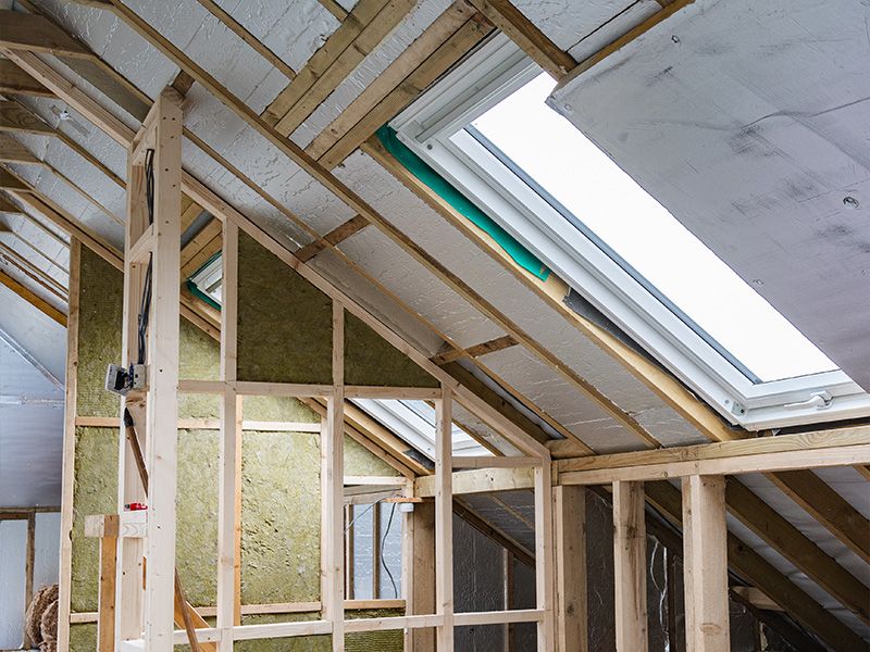 Holz-Unterkonstruktionen von Trockenbauwänden